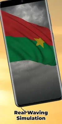 Burkina Faso Flag android App screenshot 0